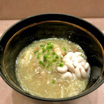 鮨処 多田 - 鱈白子 蟹味噌あんかけ