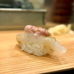 鮨処 多田 - 握り カワハギ