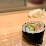 鮨処 多田 - 巻物 赤貝ヒモキュウ