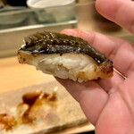 鮨処 多田 - 握り 焼穴子 リフト