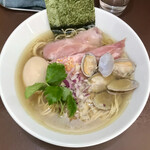 中華そば うお青 - 上中華(海塩)鯖油増し