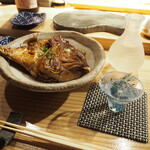 Sushiya Rentarou - 鯛あら煮 ＆ 貴仙寿 純米 山乃かみ