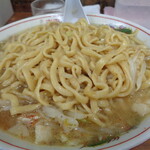 ラーメン二郎 - 一気に天地返し