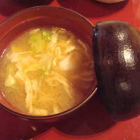 伊豆の旬 やんも 南青山店 - キャベツのお味噌汁