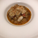 マッシュルーム - オマール海老とハナビラタケのリゾット