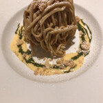 マッシュルーム - 愛媛産和栗のモンブラン 和栗アイスと渋皮煮