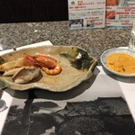 六角堂 - 魚介類の太白胡麻油焼き