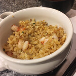 六角堂 - 三河湾産海老入りガーリックチャーハン