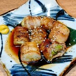 Ginza Aun - 下仁田ネギの肉巻きステーキ