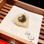 天ぷら酒房 西むら - 長芋キャビア