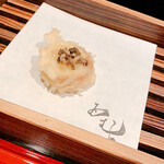 天ぷら酒房 西むら - 葱トリュフ麹