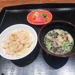 加賀屋別邸 松乃碧 - 蟹ご飯、岩海苔粕汁