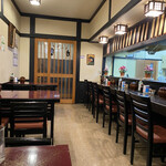 とんかつ 力亭 - こぢんまりした店内