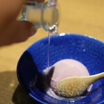 ぎんざ阿吽 - 紫芋アイス