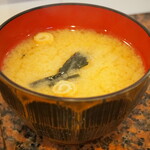 鮨うろこ - 味噌汁