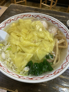 めん処 くら田 - 塩スペシャル¥1000(税込)中盛・平打ち麺