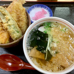 Udon Ichi - 小さな天丼セット950円