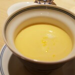 新ばし 星野 - 河豚白子の茶碗蒸し