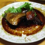 玄海鮨 - カンパチの アラ炊き