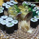 玄海鮨 - バッテラ  ネギ巻  氷柱巻  酒の肴にも良し