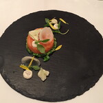 ヴァンサンク・ブランシュ - サーモンのコンフィー