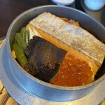 旬のお料理・釜飯 いちえ - 厚切り鮭と