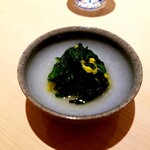 新ばし 星野 - 京菊菜のお浸し