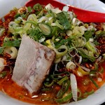 松華亭 - ネギ盛り豚辛麺