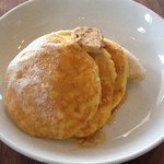 bills - 2012/08 リコッタパンケーキ w/ フレッシュバナナ、ハニーコームバター  1400円