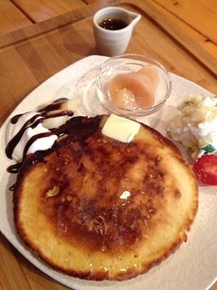 Re cafe - モーニング♫
                        パンケーキセット 650円