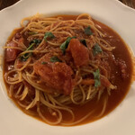 ヨナサルウテ - トマトソースがとても美味しいパスタです。