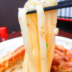 ザンギうどん 一久 - ちくザンぶっかけうどん　９８０円（税込）のおうどんのアップ【２０２０年１２月】