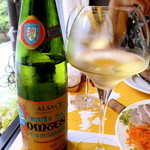 ジョンティ - あ、ワインはレオンベイエの コントデギュスハイム2003 これは大好きなワインで 出水商事が扱っていた遥昔より お気に入りアイテム！