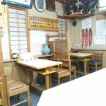 竹八鮨 - テーブル席