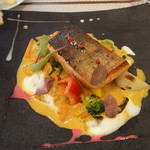 ビストロ ダイア - 大助のポワレ、アサリサフランソース