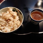 八王子うかい亭 - ジャンボマッシュルームご飯