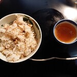 八王子うかい亭 - ジャンボマッシュルームご飯