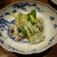 桃仙閣 東京 - アオリイカの青紫蘇炒め