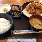 博多もつ鍋 やまや 和膳 - 唐揚げ定食