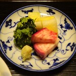 俵屋旅館 - 夕食：香の物