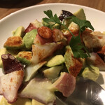 フラット - アボカドとタコのマリネ