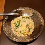 越後秘蔵麺　無尽蔵 - ミニチャーハン　374円