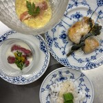 Puchiresutoran Naitou - 本日のおつきだし４皿