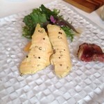 クッチーナ イタリアーナ ガッルーラ - 桜の木でスモークした“フレッシュフォワグラ”と“マンゴー”　