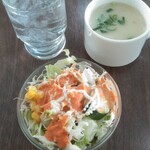 Partik Restaurant - サラダ、スープ