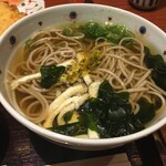 蕎麦しゃぶ総本家浪花そば 北浜店 - とり天おろし定食