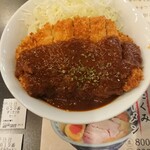 麺屋たくみ - デミカツ丼 ハーフ