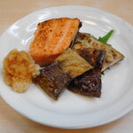 季節料理 魚竹 - 焼魚3種