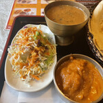 インド ネパール料理 レストラン カフェ＆バー Jyoti - 豆（ダール）とチキンのカレー。