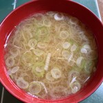 鴨島飯店 - セットのスープ